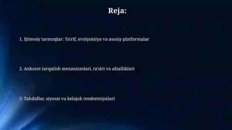 Ijtimoiy tarmoqlar va ularning axborot tarqatishdagi roʻli 2