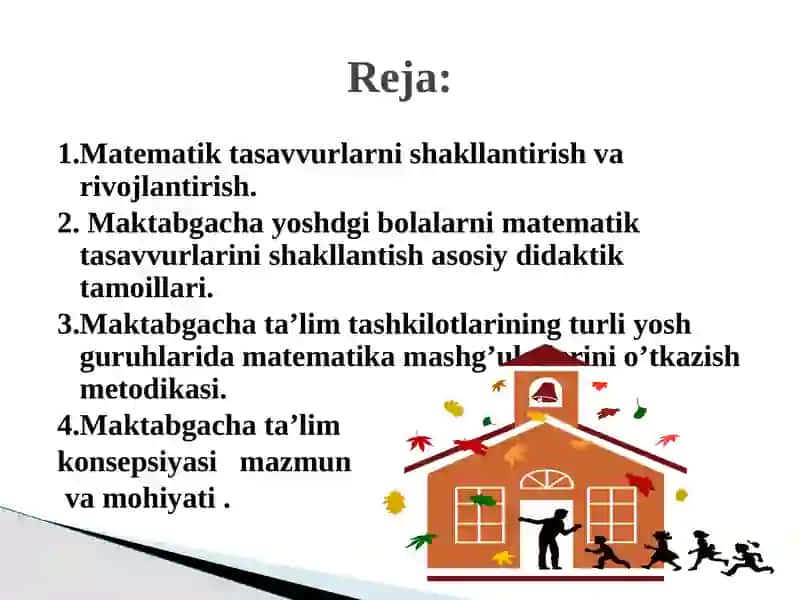 Matematik tasavvurlarni shakllantirish metodikasi 2