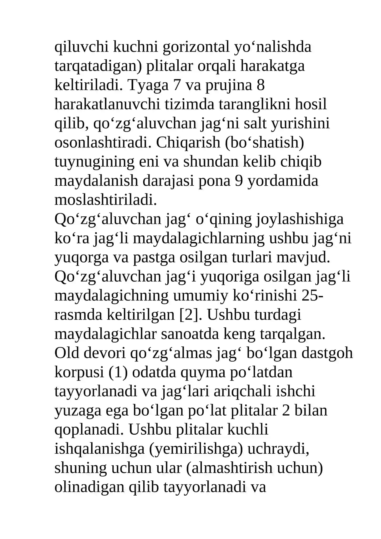 Maydalagichlar bilan ishlaganda texnika xavfsizligi 2