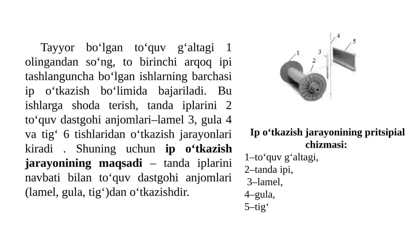 Tanda iplarini o‘tkazish va ulash 2