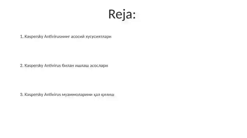 Kaspersky Antivirusi 2