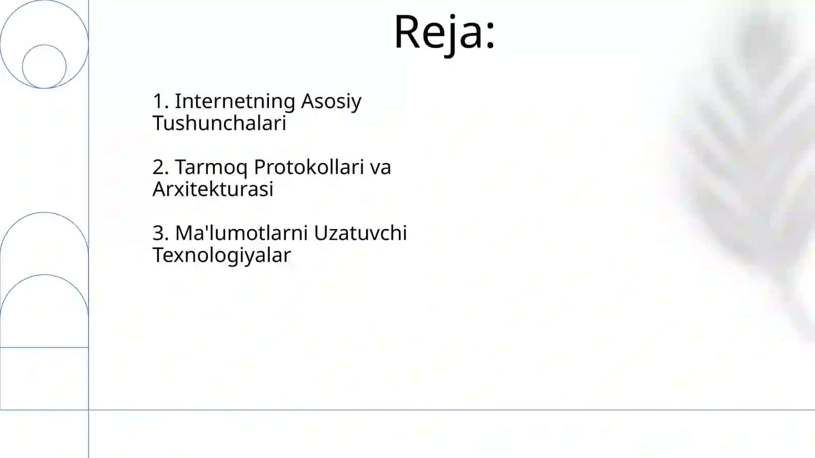 Internet texnalogiyalari asoslari 2