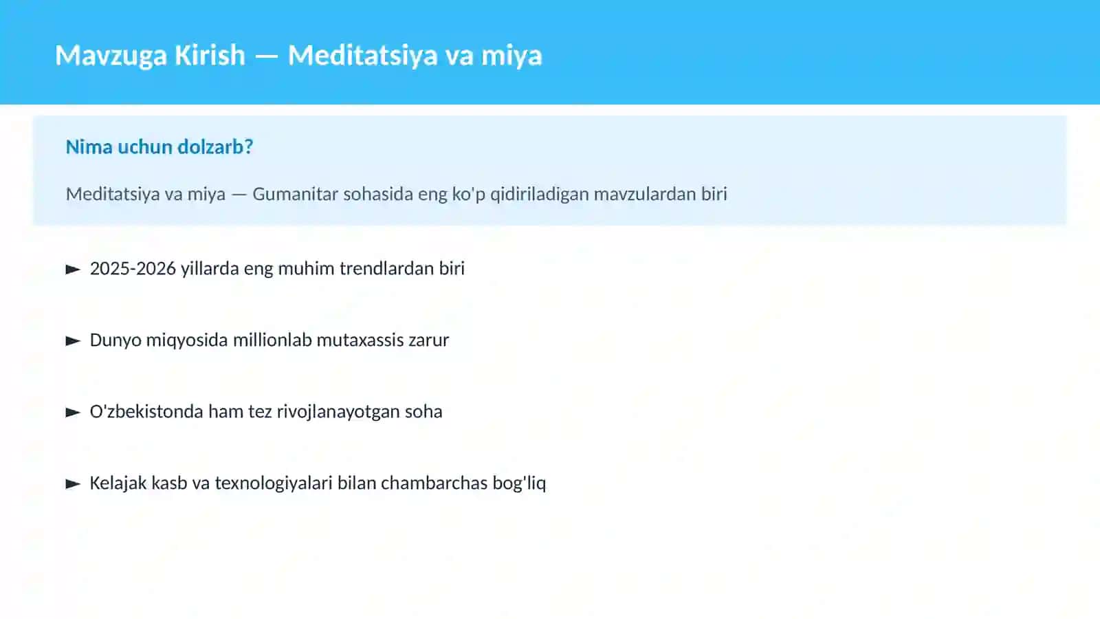 Meditatsiya va miya 2