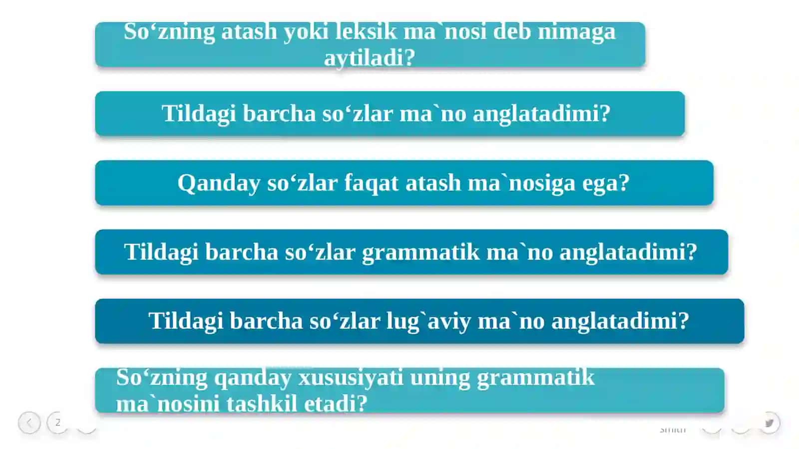 Leksikologiya bo‘limini o‘qitishning metodik xususiyatlari 2