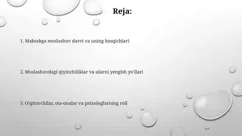 Maktabga Tayyorgarlik 2