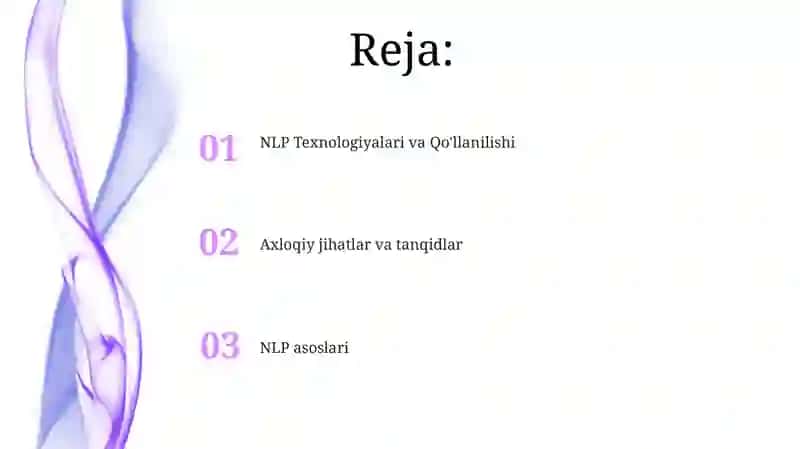 Neyrolingvistik dasturlash texnalogiyasi 2