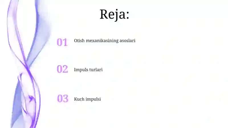 Otish mexanikasining asoslari 2