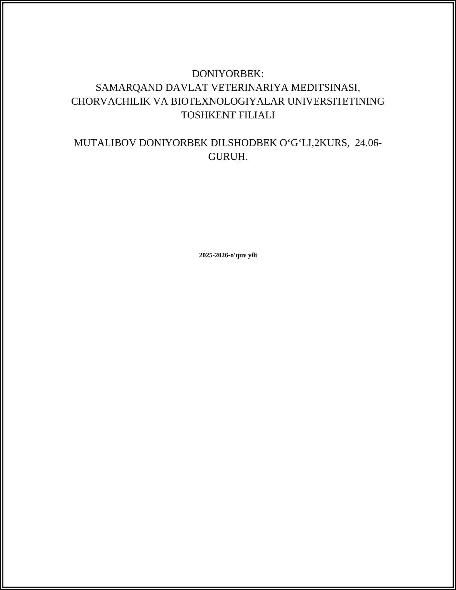 HAYVONLARNI OZIQLANTIRISH VA PARVARISH QILISHNING SUT MIQDORI HAMDA TARKIBIGA TAʼSIRI 2