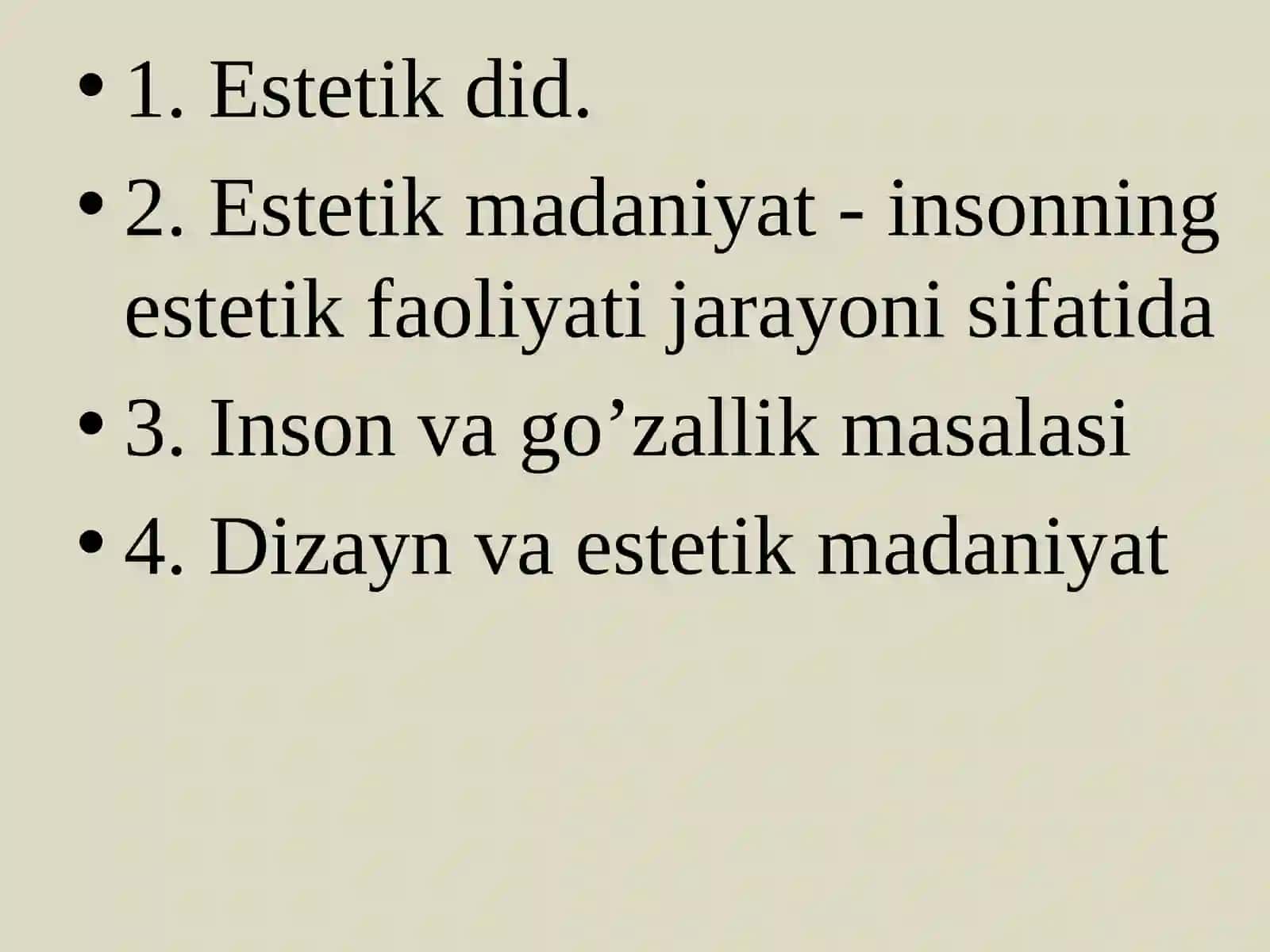 ESTETIK DID VA MADNIYAT 2