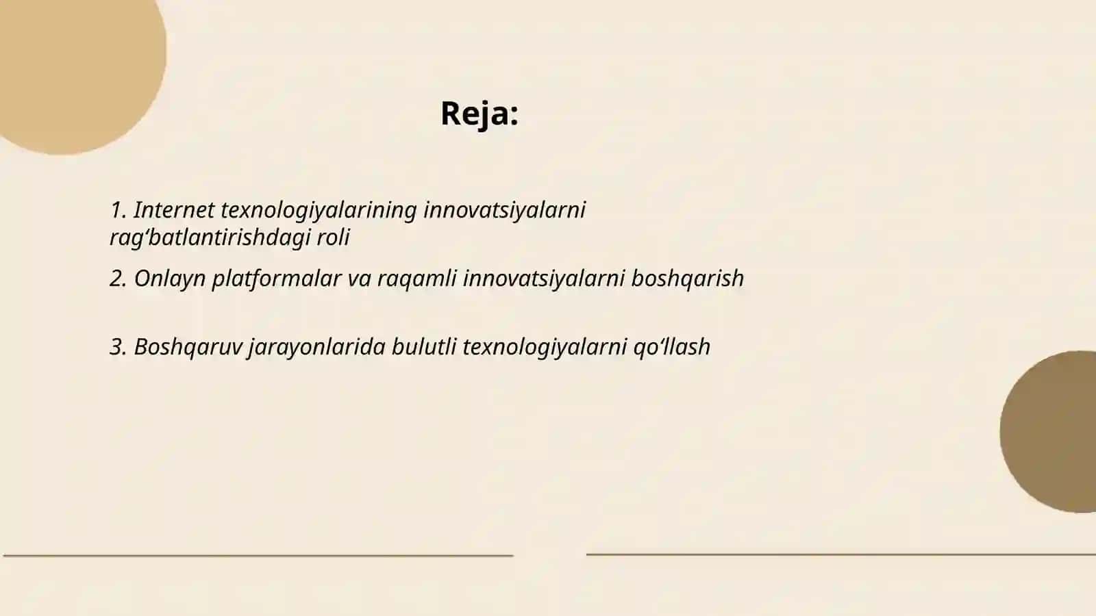 Internet texnologiyalarining innovatsiyalarni rag‘batlantirishdagi roli 2