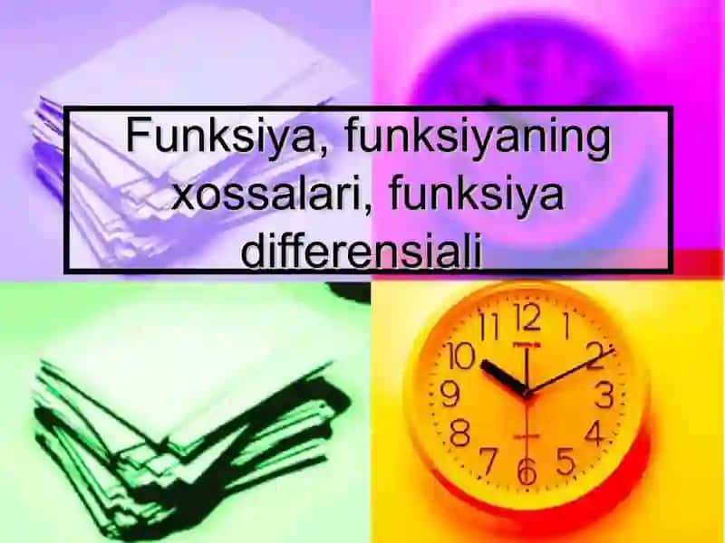 Funksiya hosilasi, uning geometrik va mexanik ma’nolari 2