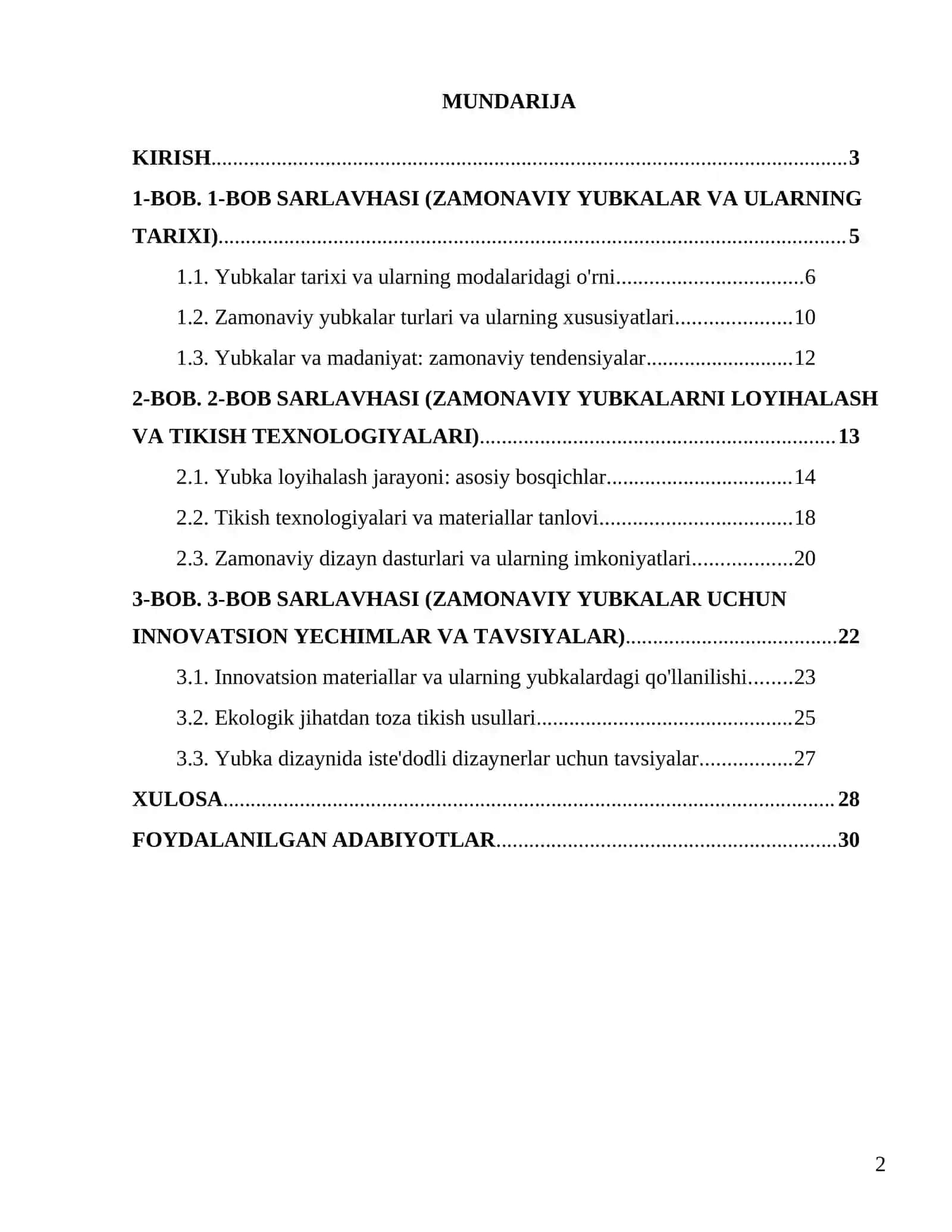 Zamonaviy yubkalarni loyihalash va tikishni oʻrgatish metodikasi 2