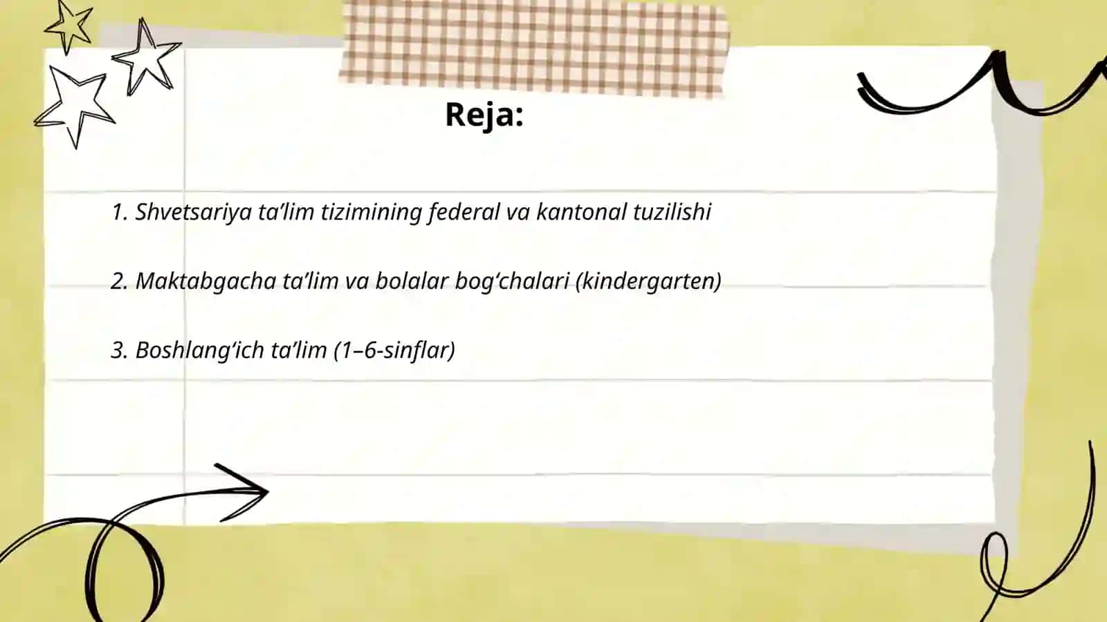 Shvetsariya taʼlim tizimi 2