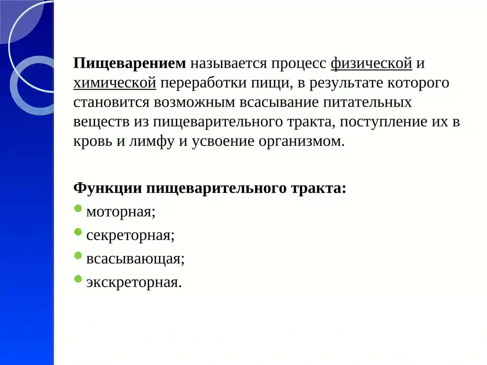 Строение, функции и возрастные особенностипищеварительной системы 2