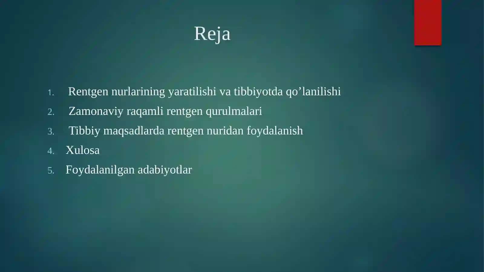 Zamonaviy raqamli rentgen qurilmalari va ularning tibbiyotdagi o’rni 2