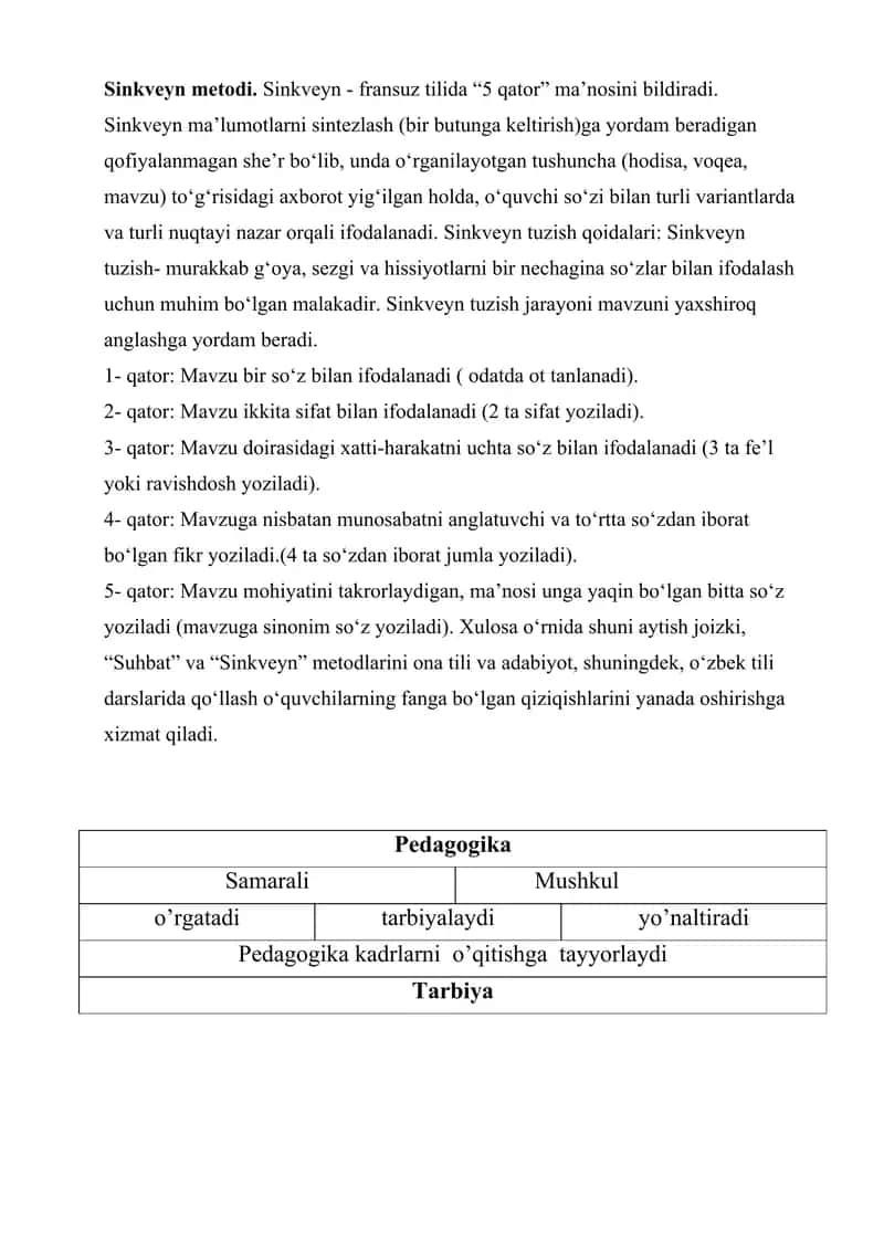 Pedagogik metodlar 2