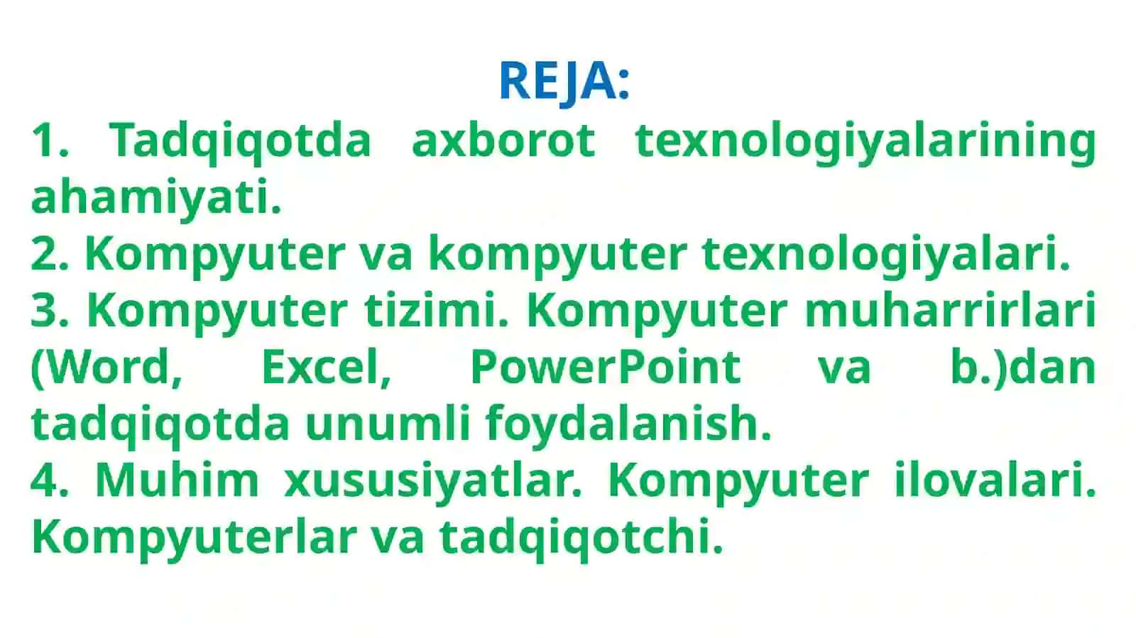 Ilmiy tadqiqot metodlariga axborot va axborot texnologiyalarining ta’siri 2