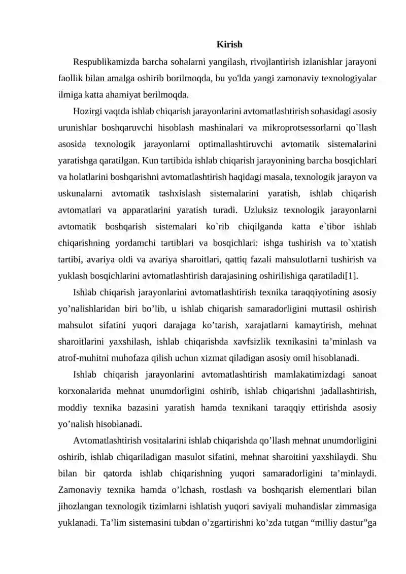 Tajriba qurilmasi dasturi 2