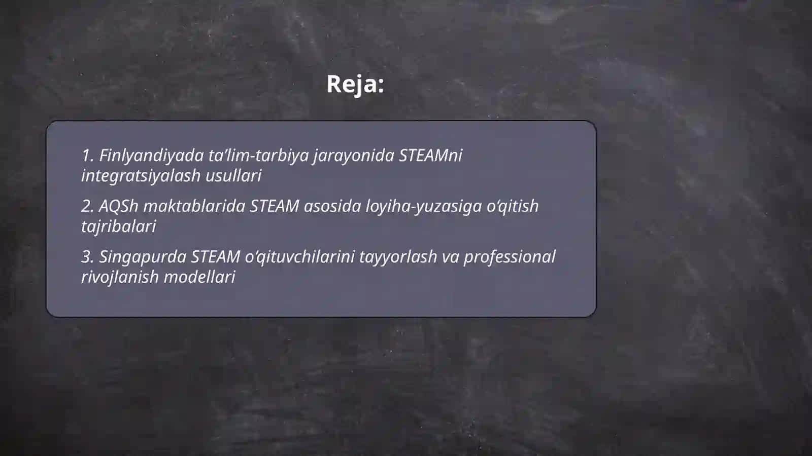 Xorijiy davlatlarda taʼlim-tarbiya jarayonida STEAMdan foydalanish 2