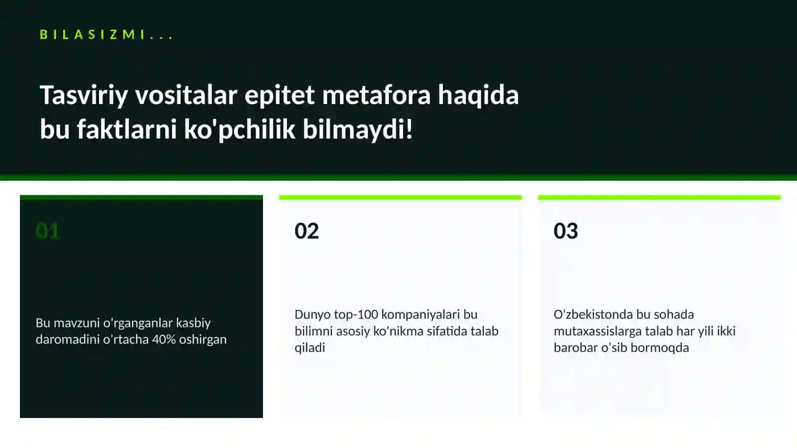 ADABIYOT VA YOZUV Tasviriy vositalar epitet metafora 2