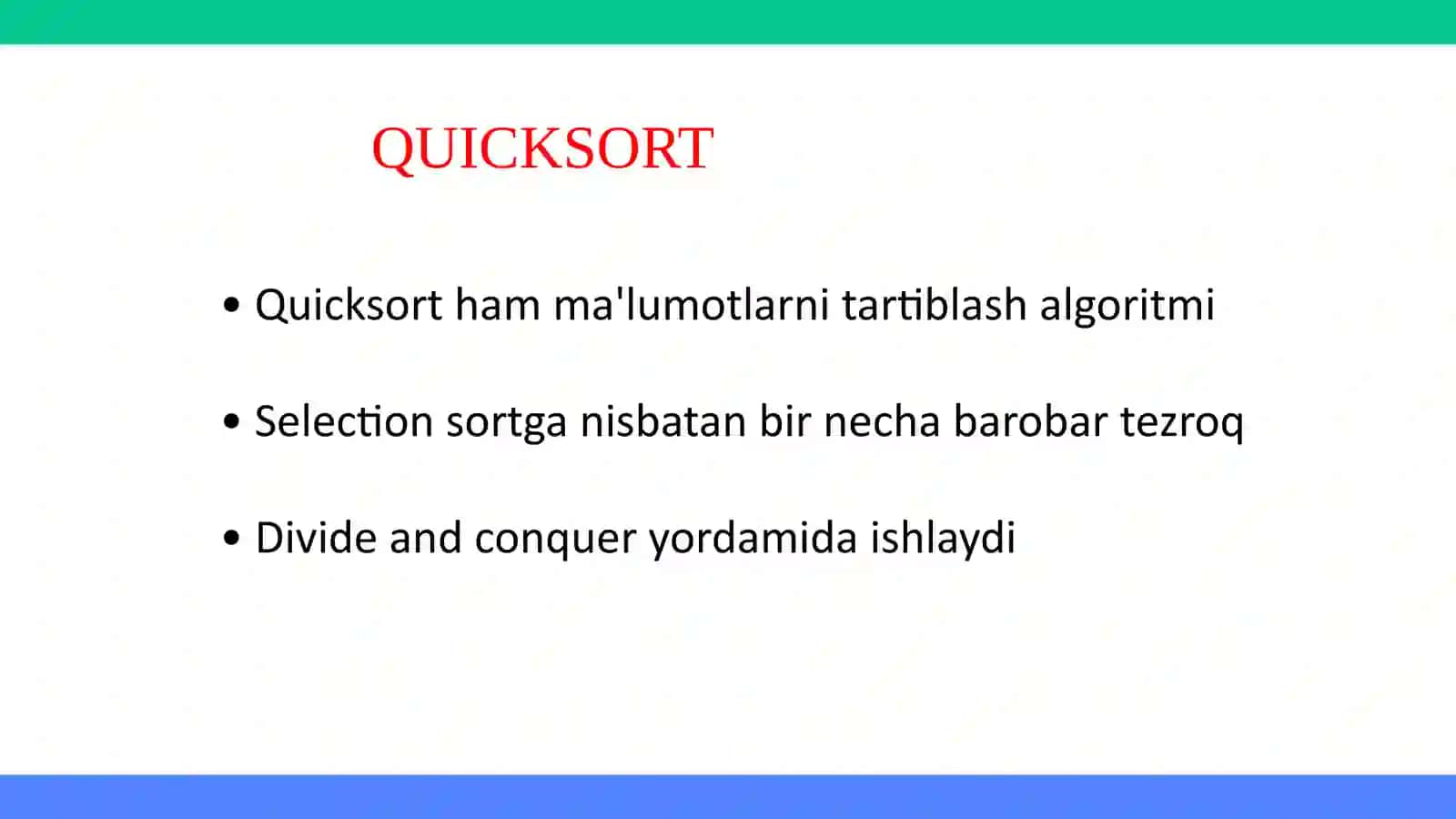 Quicksort 2