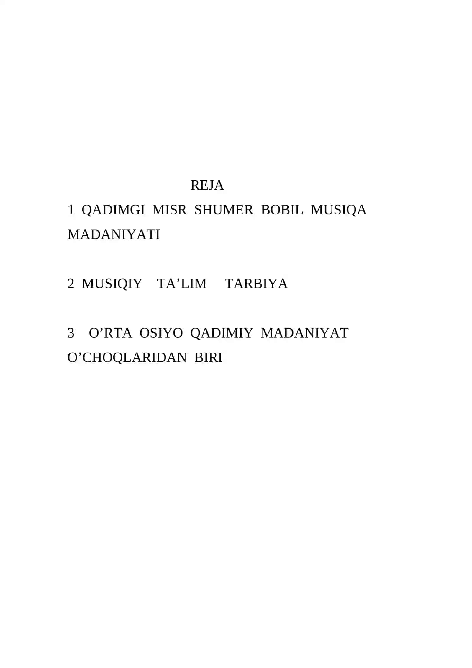 O’RTA OSIYONING QADIMIY MUSIQA MADANIYATI 2
