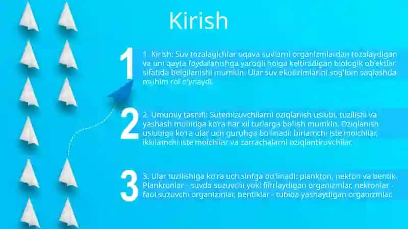 Sutemizuvchilarning Umumiy Tasnifi 2