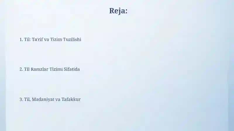 Tilsistema va ramzlar tizimi sifatida 2