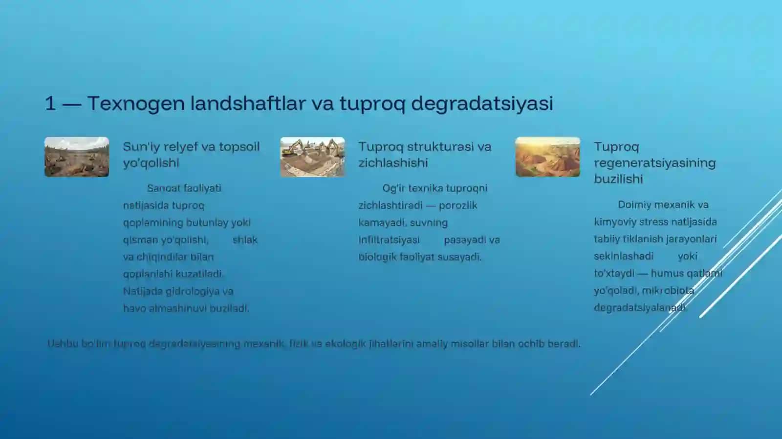 Biogen va texnogen yotqiziqlar ustida shakllangan tuproqlar 2