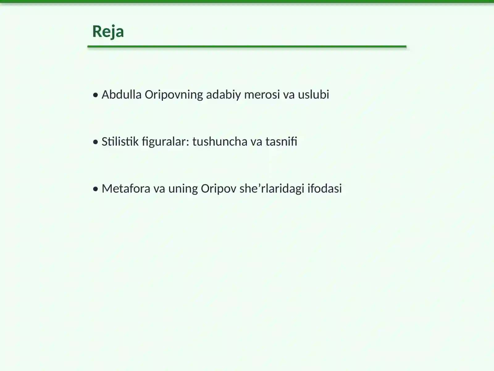 Abdulla Oripov sheʼrlarida stilistik figuralar 2