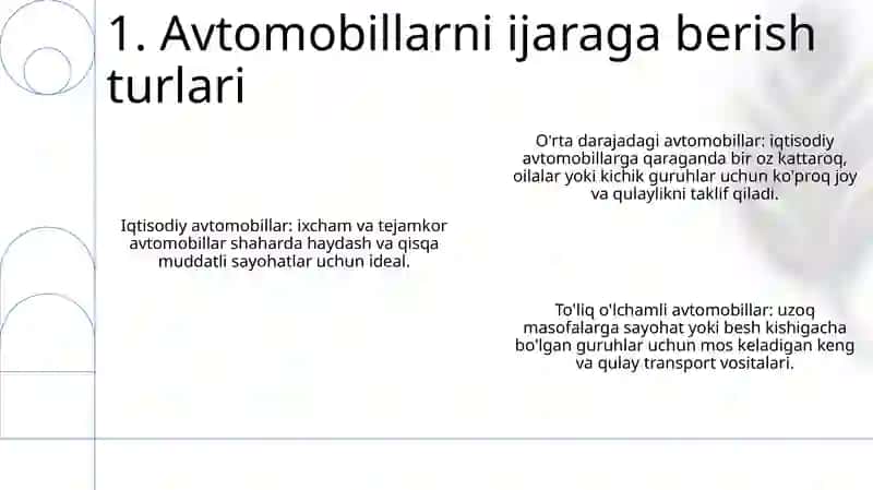 Avto Kiranlar Va Ularning Turlari 2