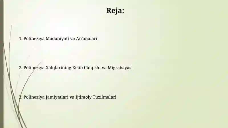 Polineziya xalqlari etnalogiyasi 2