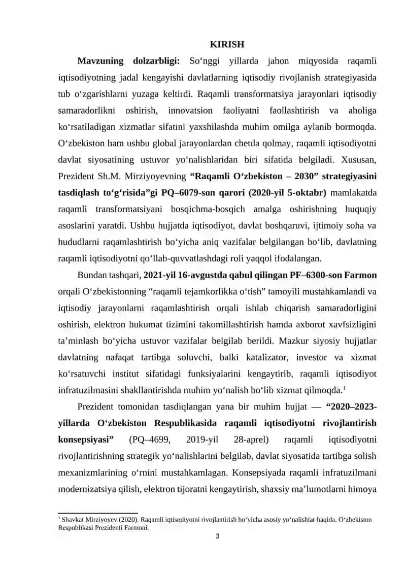 Raqamli iqtisodiyotga oid davlat siyosati va tartibga solish dastaklari 2