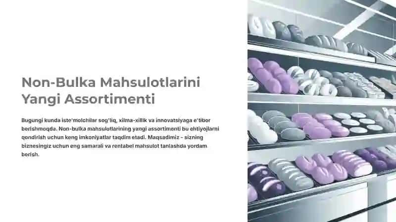 Non-Bulka Mahsulotlarini Yangi Assortimenti 2