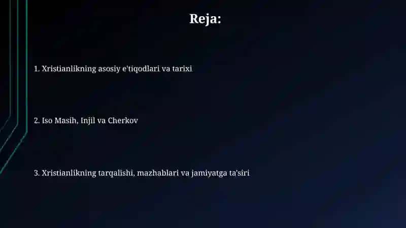 Xristianlik dini 2