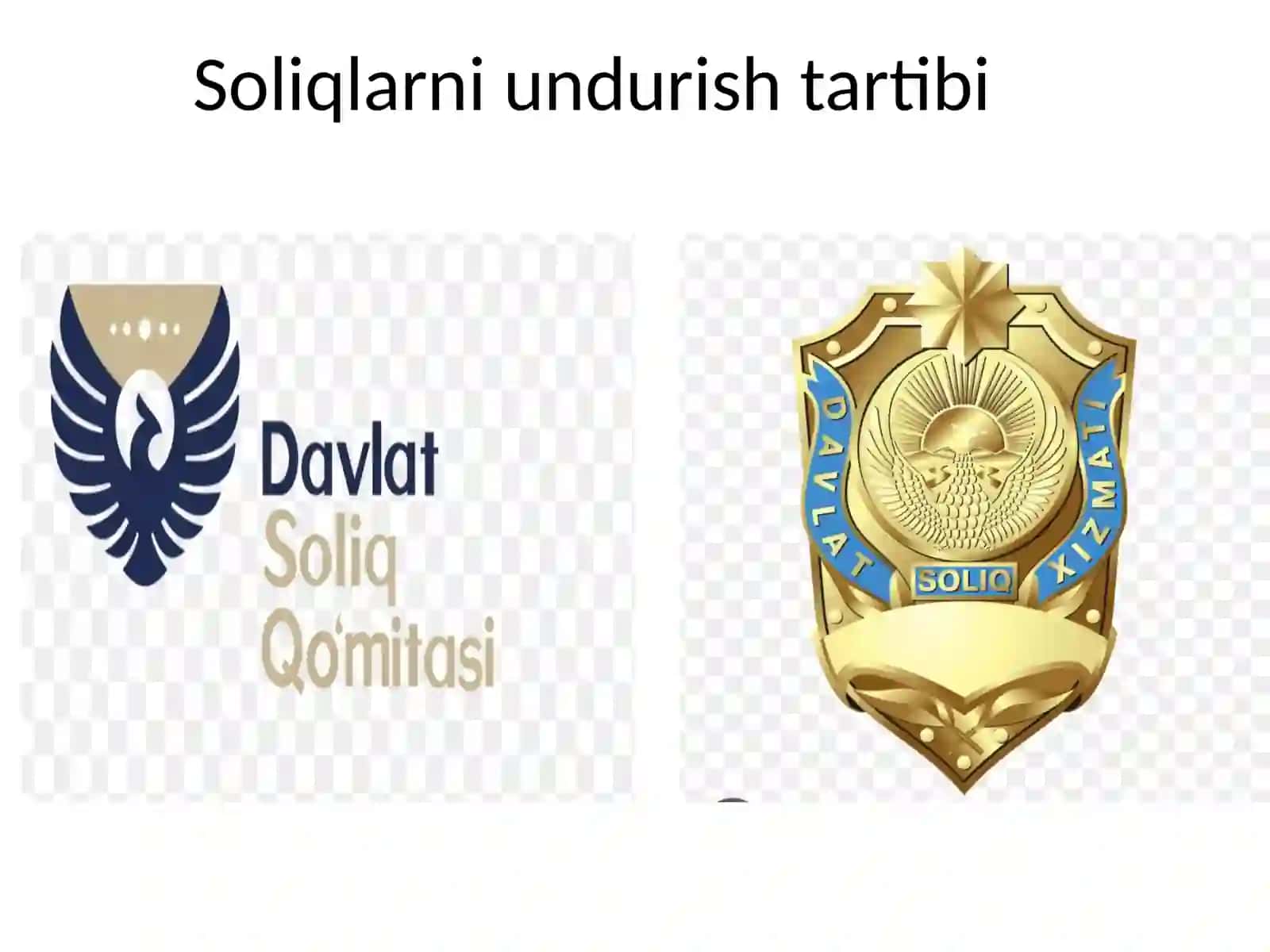 Soliqlarni undurish tartibi 2