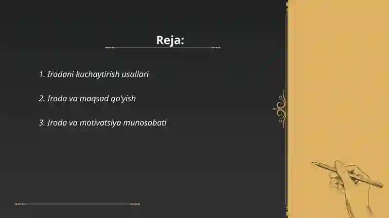 Iroda kuchaytirish usullari 2
