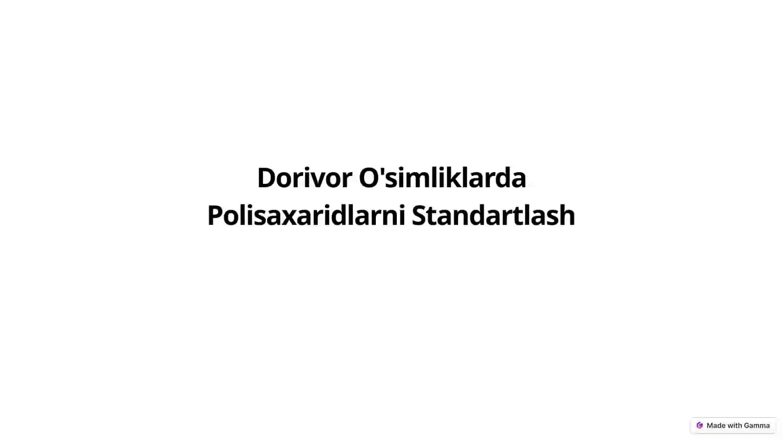 Polisaxaridlar Nima? 2