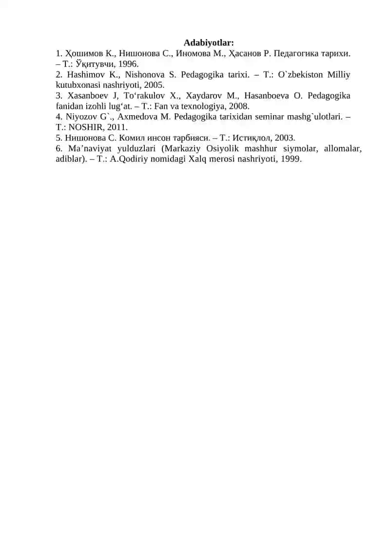 Ta'lim muassasasida metodik ishlarni boshqarish. Korrektsion pedagogika asoslari va inklyuziv ta'lim 2