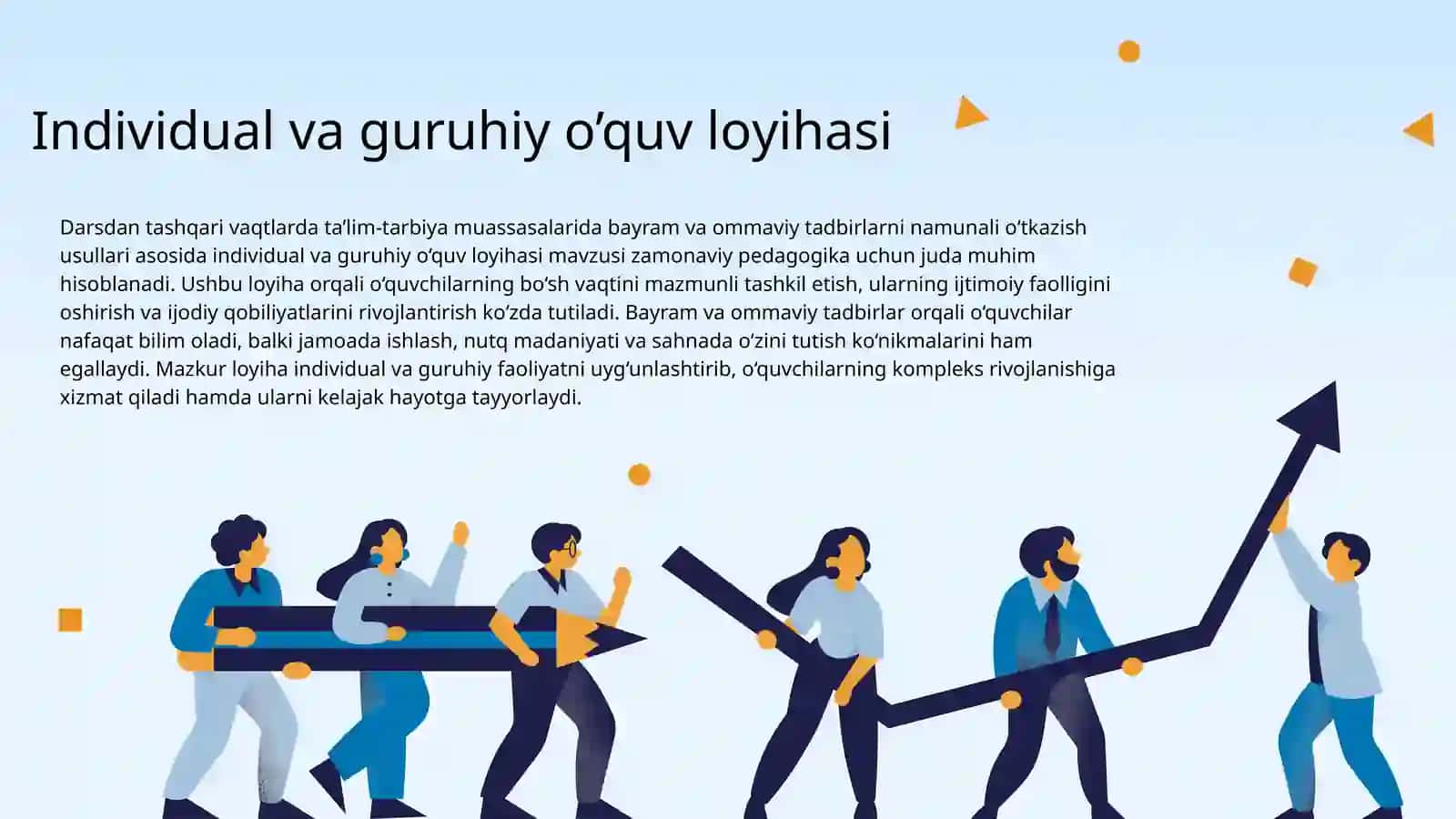 Darsdan tashqari vaktlarda ta’lim-tarbiya muassasalarida bayramlarni, ommaviy tadbirlarni namunali o‘tkazish usullar. 2