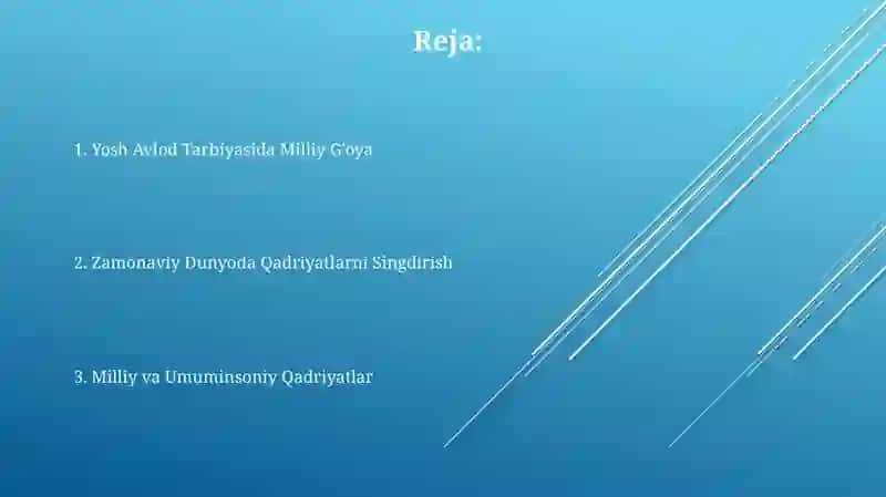 Yosh Avlod Tarbiyasida Milliy va Umuminsoniy Qadriyatlar 2