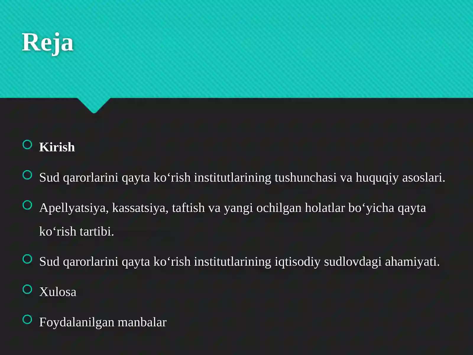 Sudqarorlarini qayta ko‘rish institutlari tushunchasi va ahamiyati 2