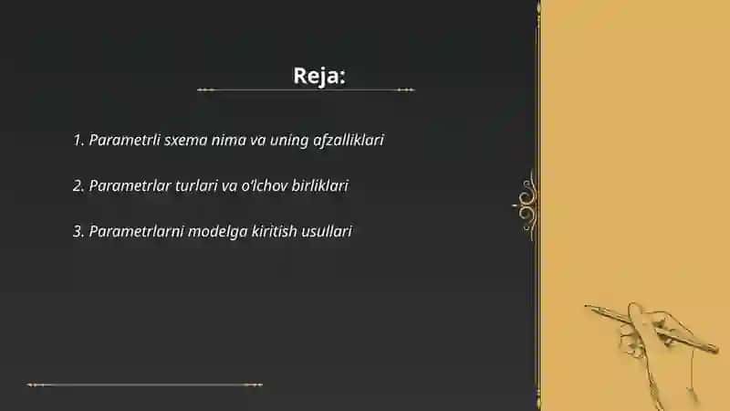 Parametrli sxemalar qurish 2