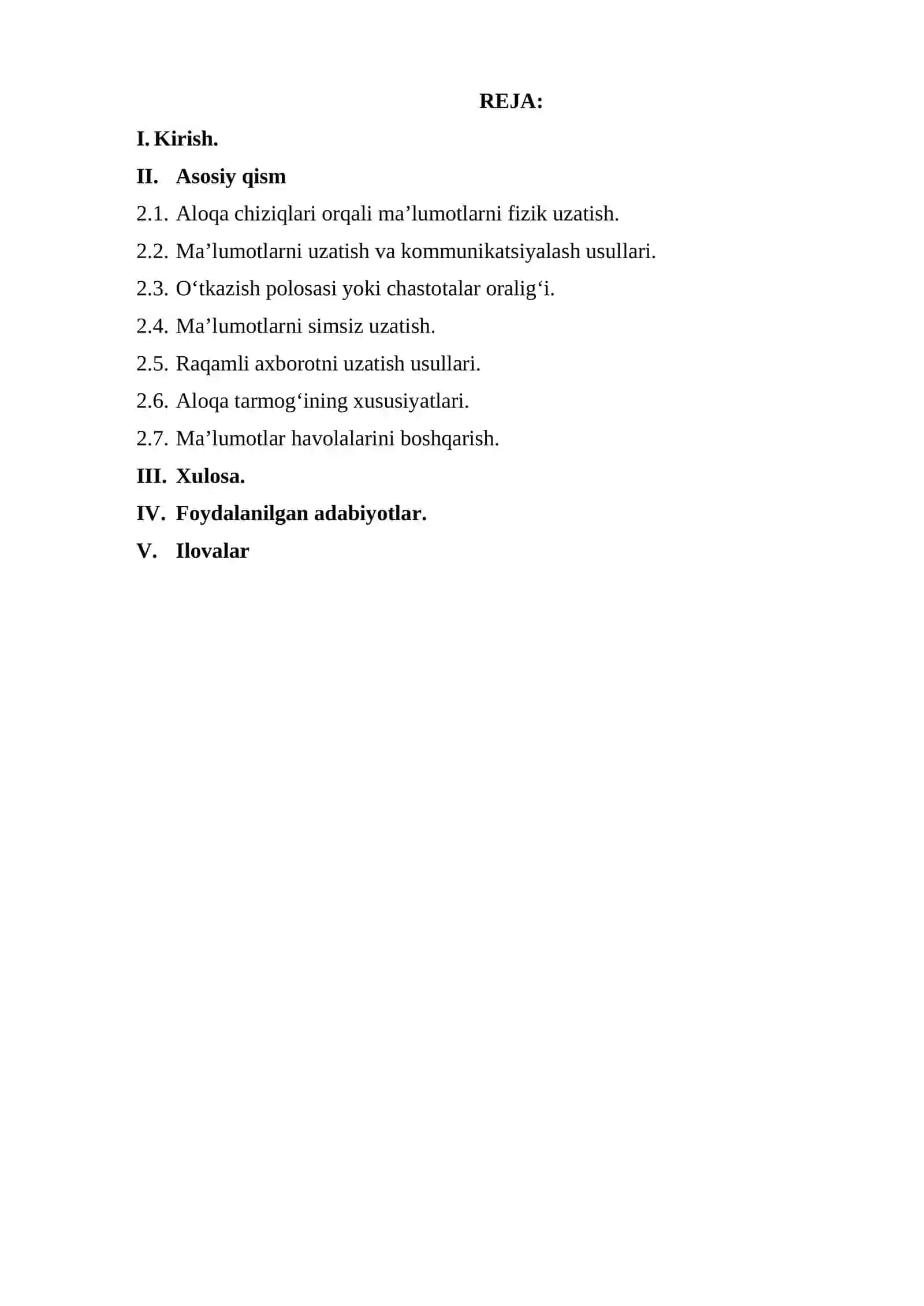 Kompyuter tarmoqlarida ma’lumotlar uzatilishi 2