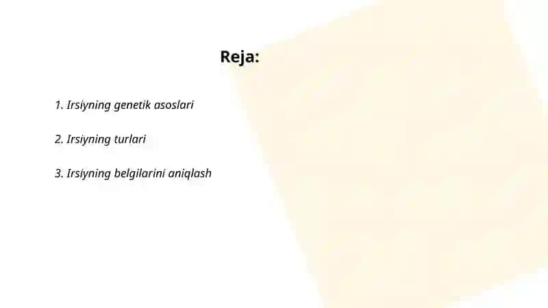 Irsiy kqsalliklar 2