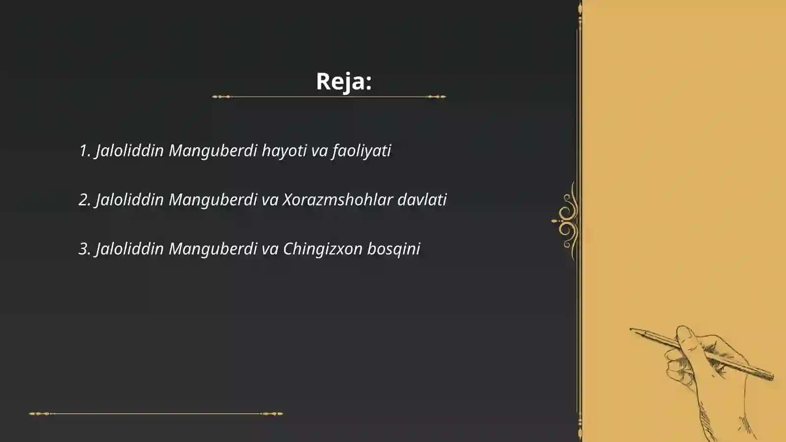 Jaloliddin Manguberdi - vatan ximoyachisi 2