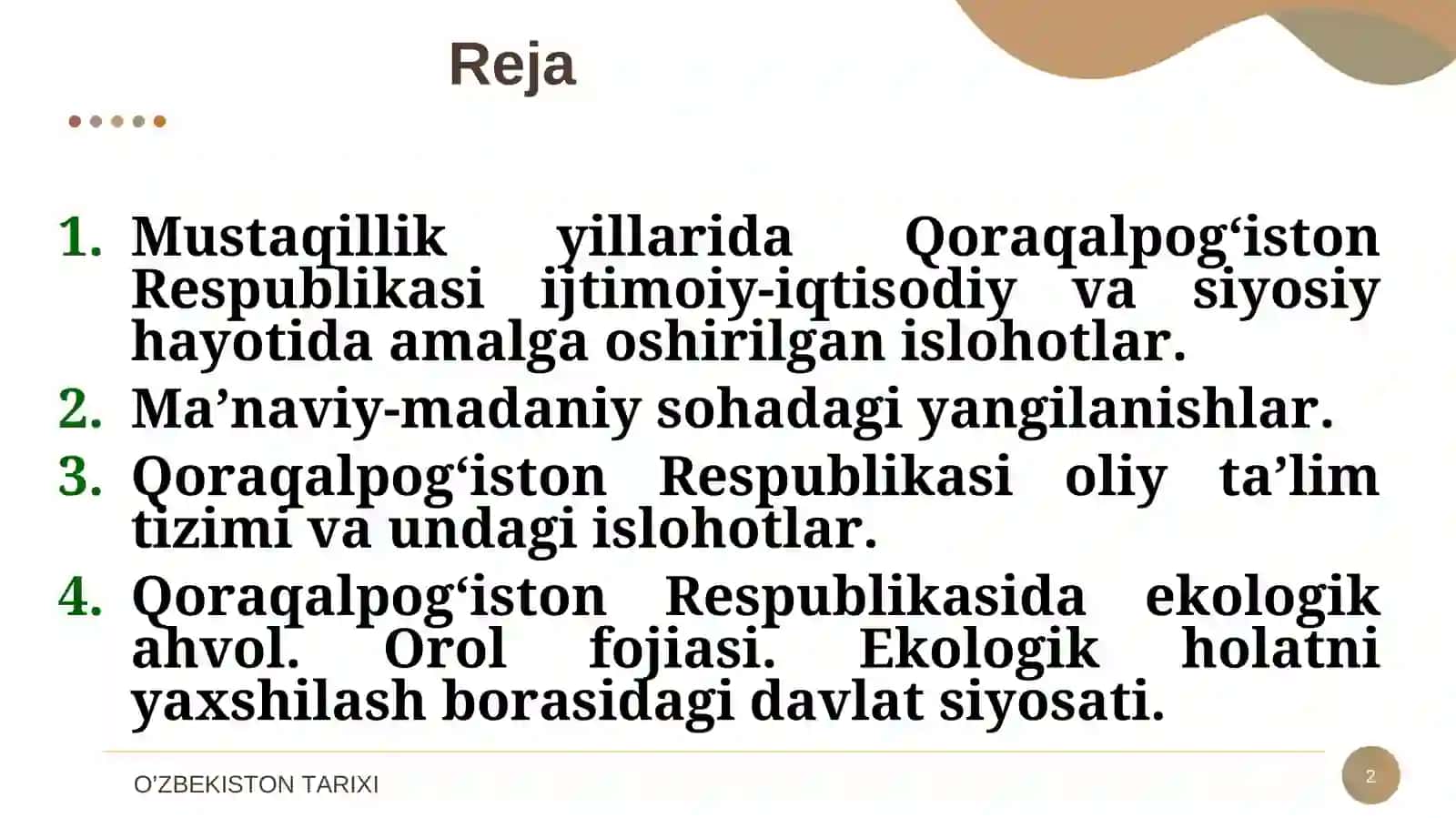 Qoraqalpog‘iston Respublikasi 2