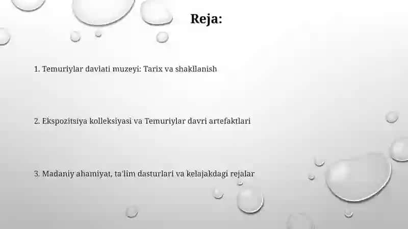 Temuriylar davlat muzeyi 2
