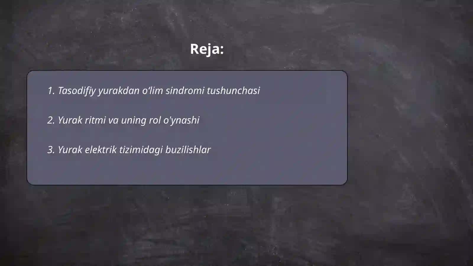 Tasodifiy yurakdan oʻlim sindromi 2