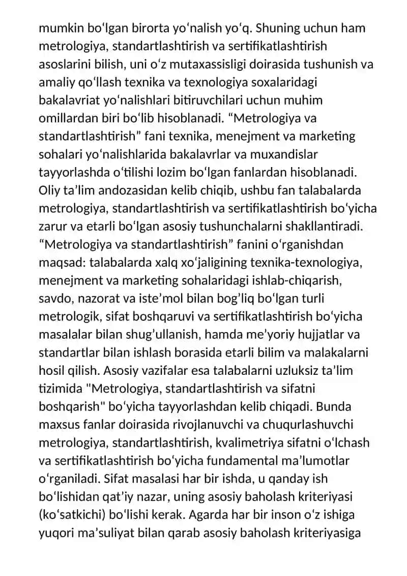 O’lchash vositalarining turlari va sinflartirishi 2